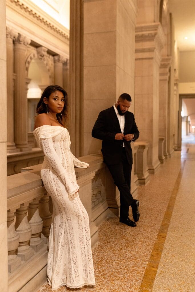 elegant and timeless engagement photoshoot in new york