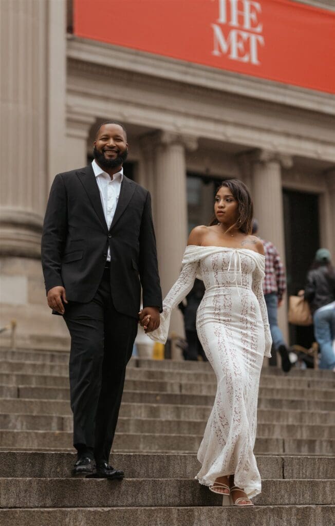 This Engagement Session in NYC Proves Rain Can Be the Main Character