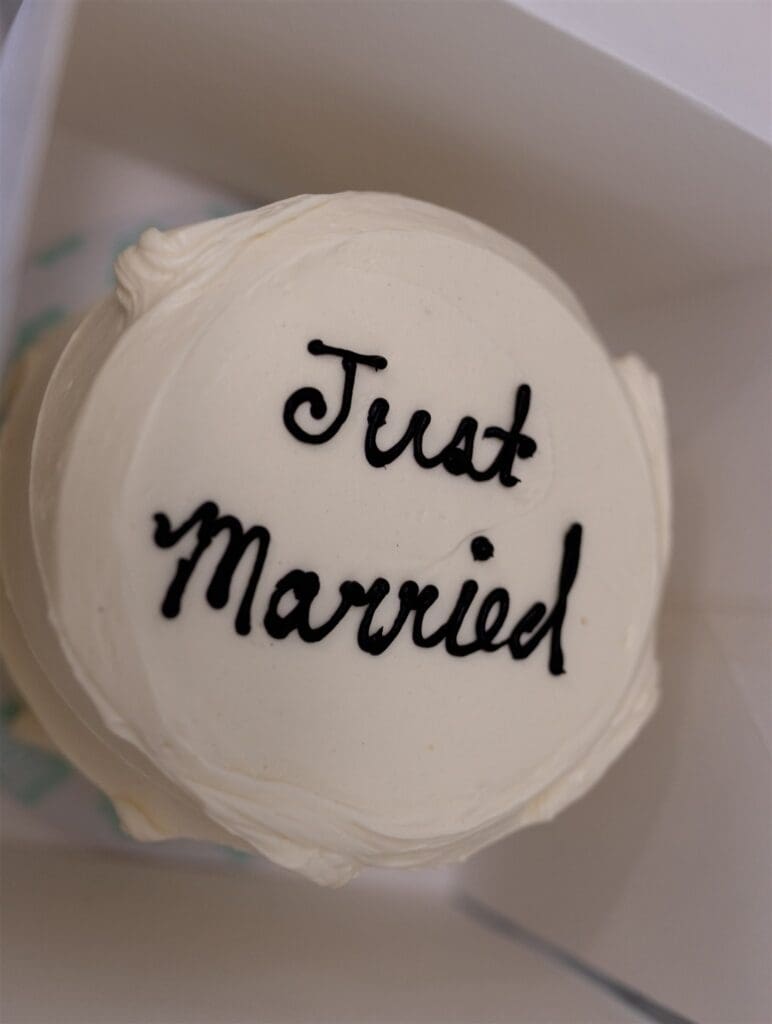 stunning elopement cake
