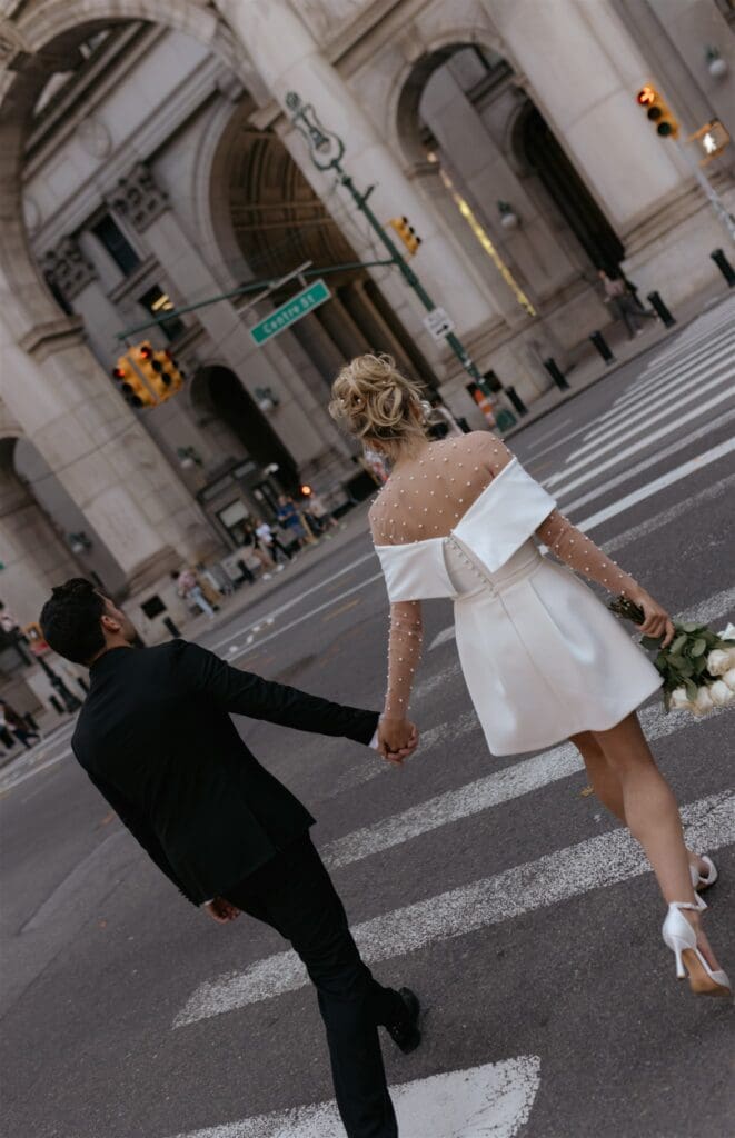 bridal portraits around Manhattan
