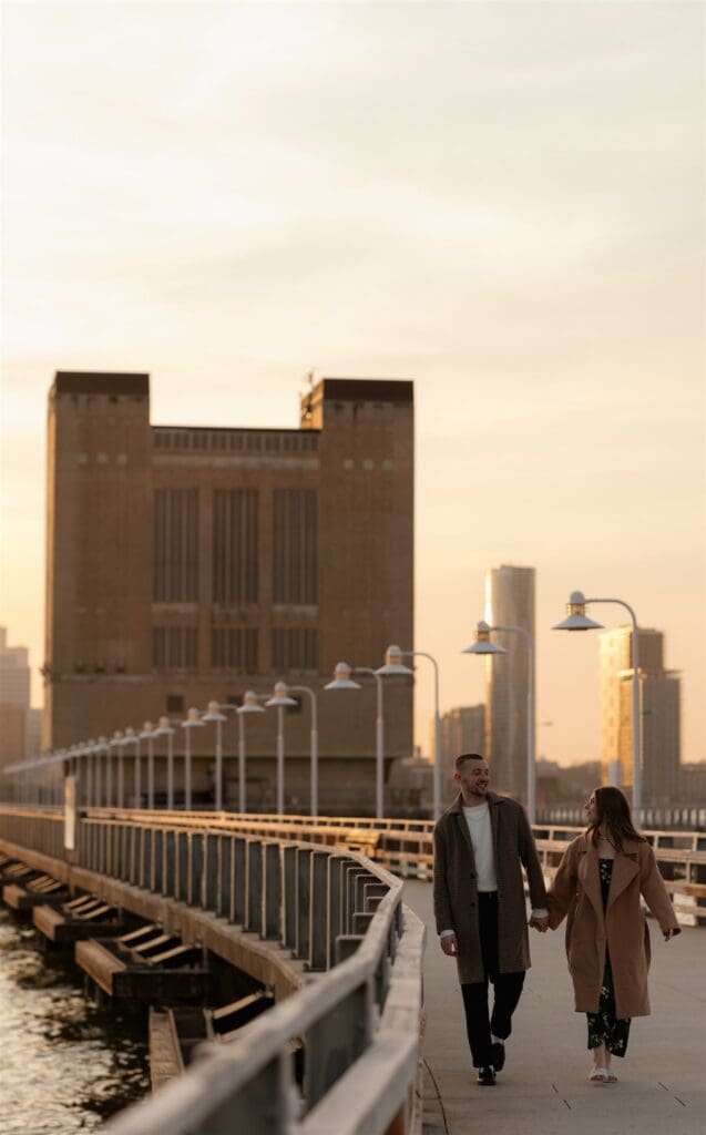 golden hour stroll through manhattan