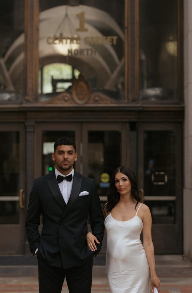 cute picture of the newlyweds