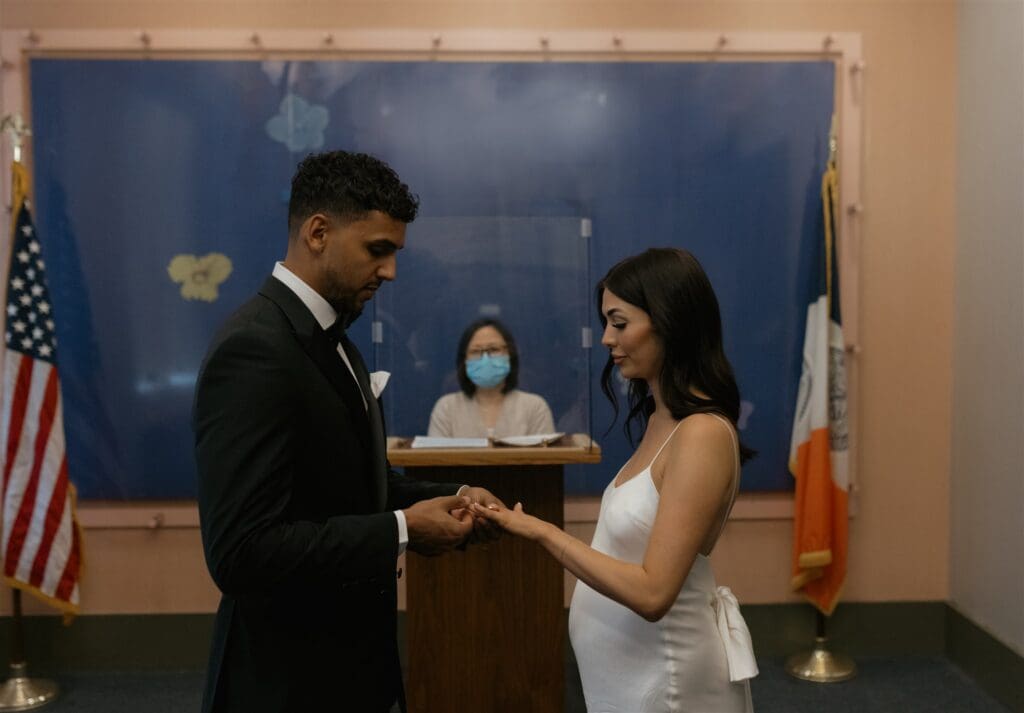 intimate ceremony in NYC