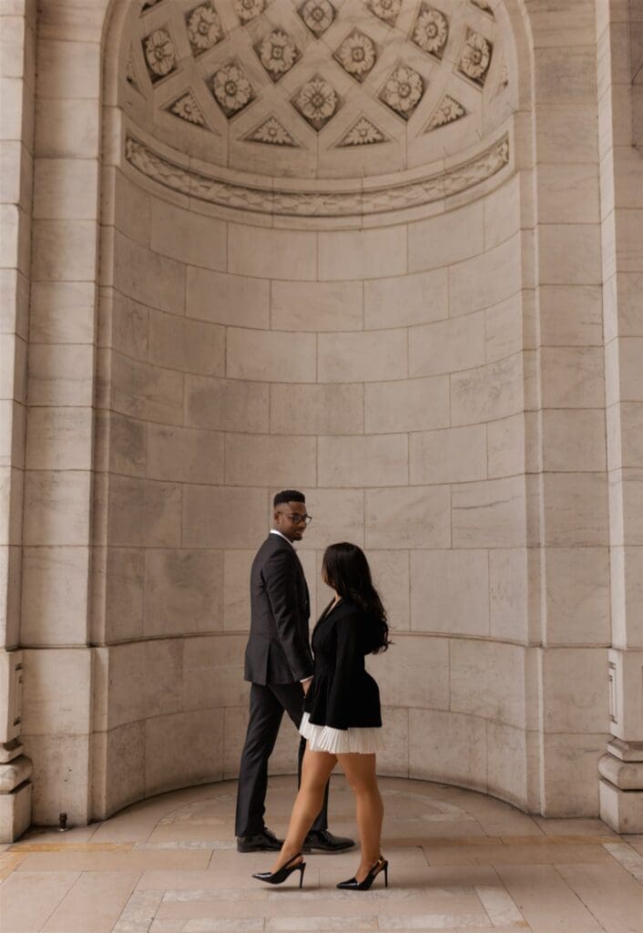 cute couple at their timeless couple session