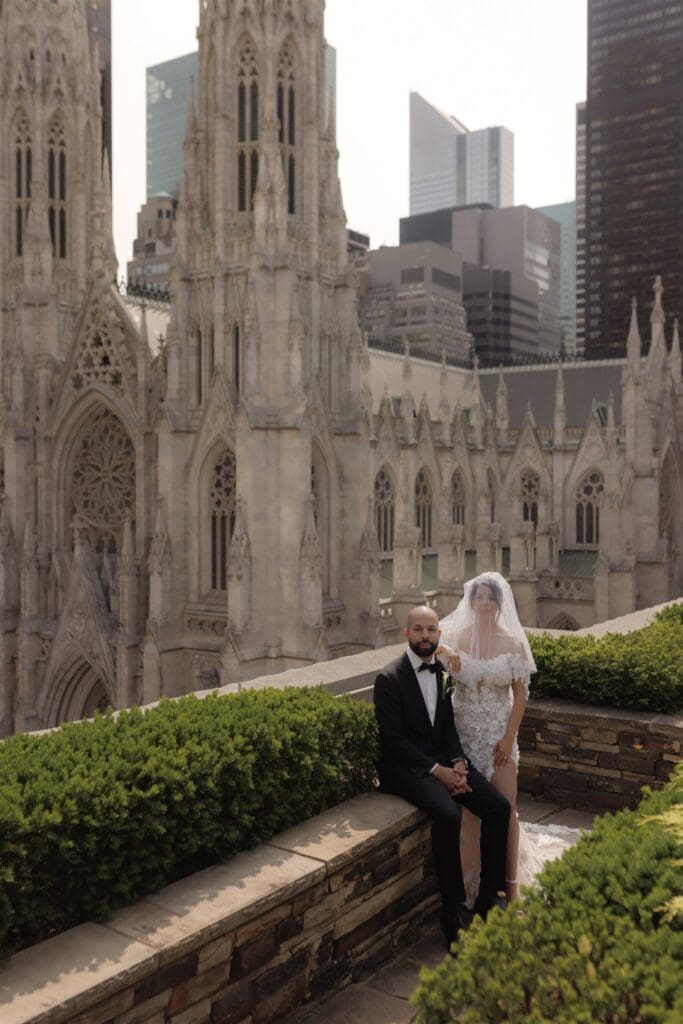Kenneth & Rose’s Modern 620 Loft & Garden Wedding with a Post-Vow City Adventure