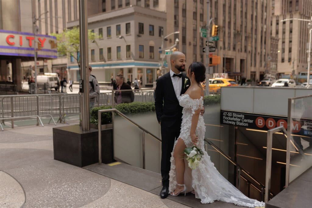 Kenneth & Rose’s Modern 620 Loft & Garden Wedding with a Post-Vow City Adventure