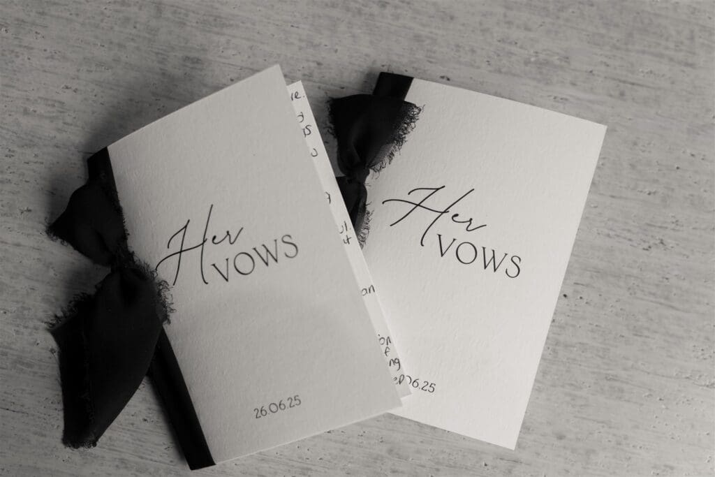 vows for the ceremony