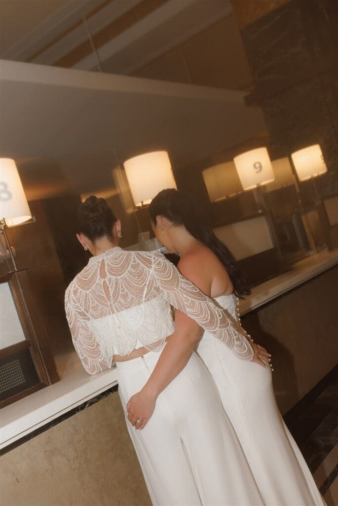 From Brooklyn Views to Ruby’s Cafe: Jess & Amy’s Manhattan City Hall Elopement