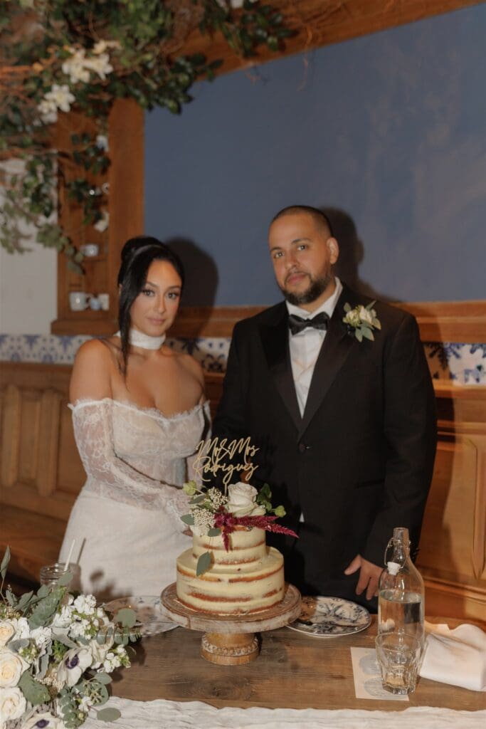 happy couple at their dream wedding