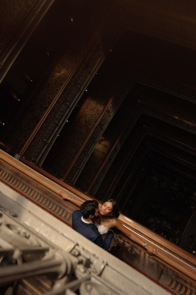 Mukund & Jo Moody Manhattan Rooftop Proposal at The Beekman Hotel