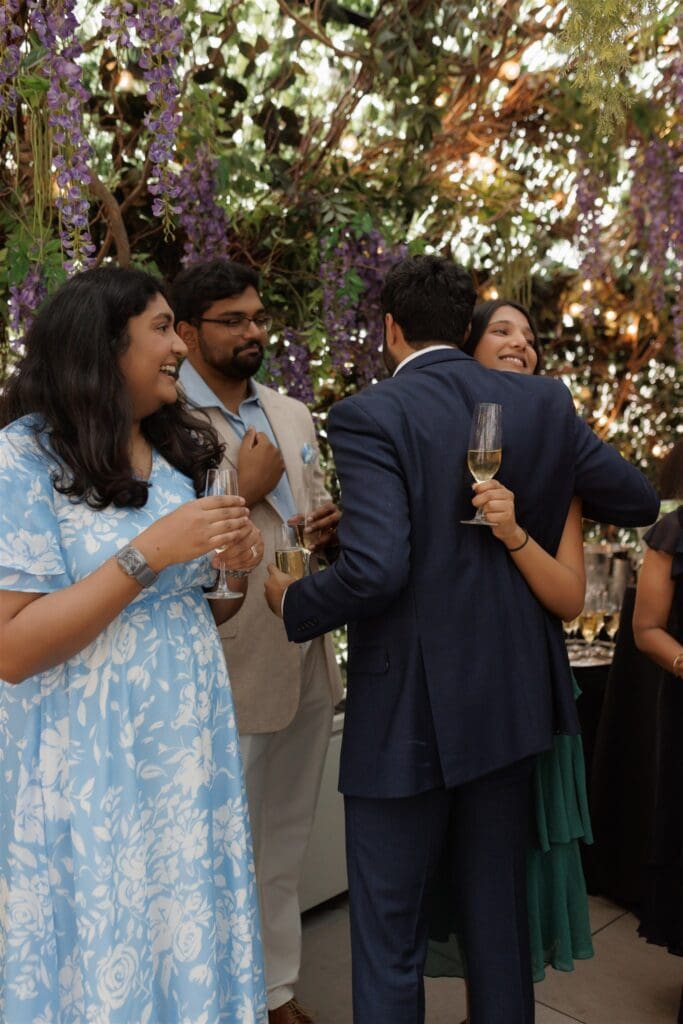 Mukund & Jo Moody Manhattan Rooftop Proposal at The Beekman Hotel