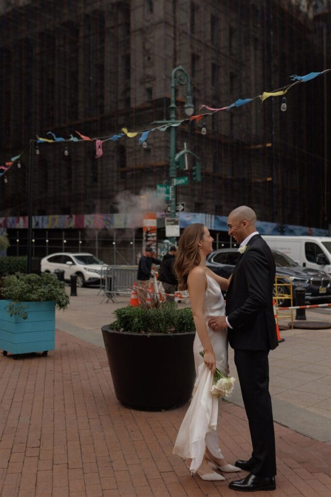 cute couple at their dream elopement