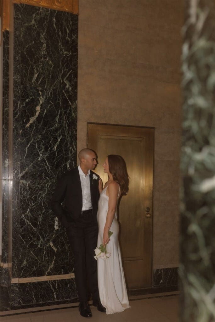 couple at their dream elopement in NY