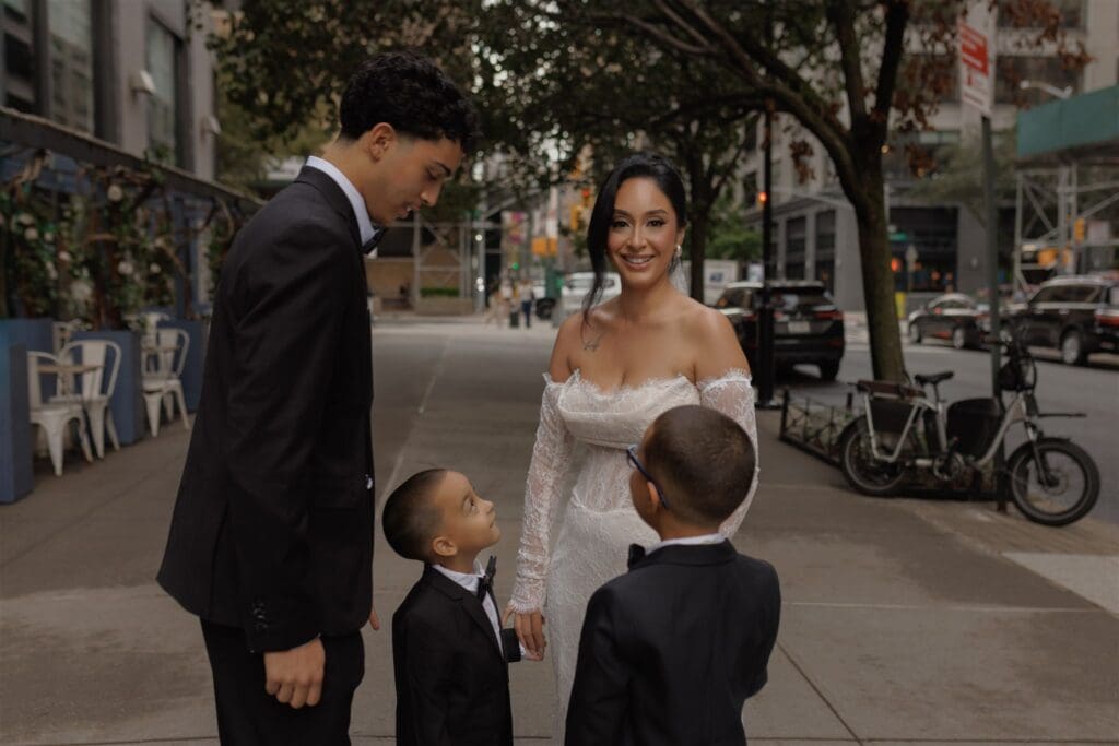 Vanessa & Angelo’s Intimate Maman NYC Elopement Filled with Family & Soulmate Energy