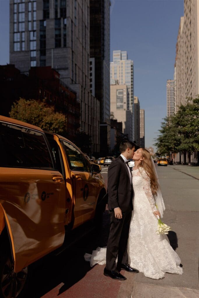 golden hour bridal session in NY