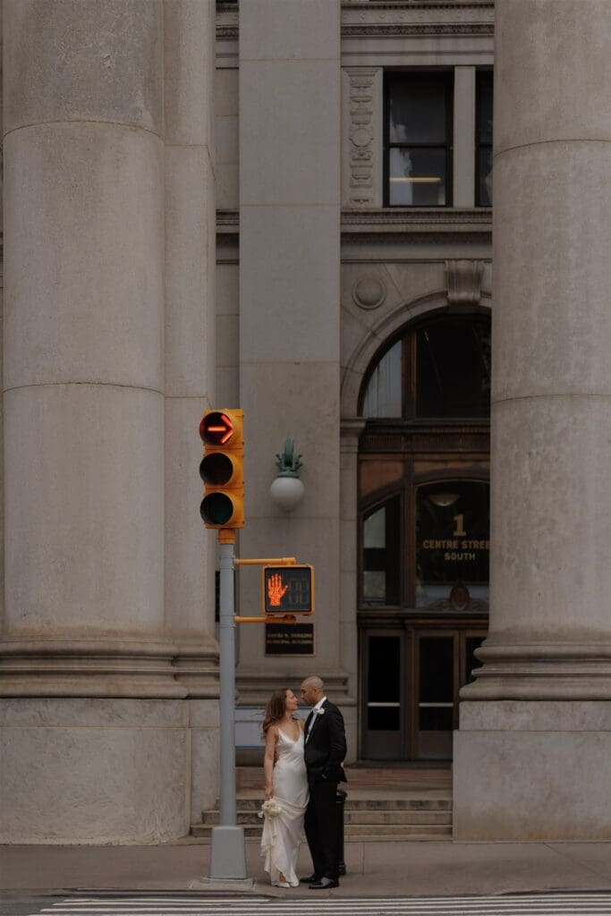 stunning picture of the bride and groom
